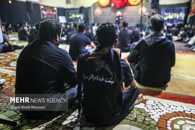 مراسم عزاداری هیئت خدام الزهرا (س) شهرستان کارون