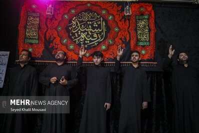 مراسم عزاداری هیئت خدام الزهرا (س) شهرستان کارون