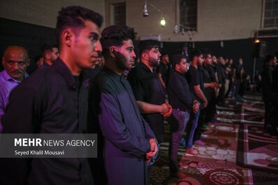 مراسم عزاداری هیئت خدام الزهرا (س) شهرستان کارون