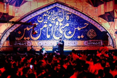 عزاداری باشکوه در هیئت خادم الرضا (ع) قم