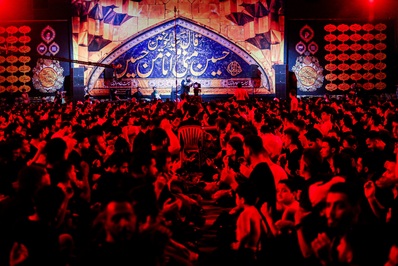 عزاداری باشکوه در هیئت خادم الرضا (ع) قم
