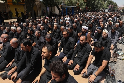 مراسم عزاداری روز تاسوعای حسینی (ع) در قزوین