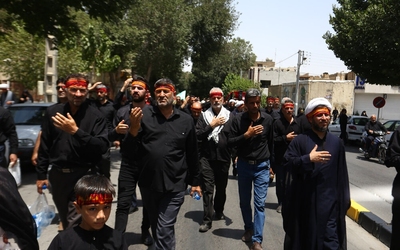 قافله عزاداری هیئت رزمندگان اسلام اصفهان