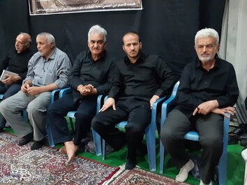 عزاداری شب هجدهم محرم در هیئت رزمندگان اسلام کاشان