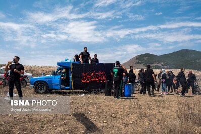 عزاداری در مسیری سخت