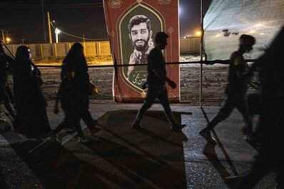 روز آخر پیاده روی کاروان «مشایه الاهواز» در ایران