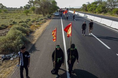 روز آخر پیاده روی کاروان «مشایه الاهواز» در ایران