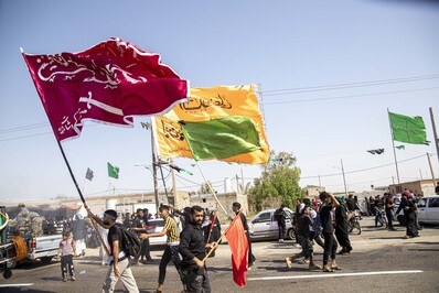 روز آخر پیاده روی کاروان «مشایه الاهواز» در ایران