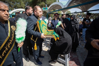 آئین بدرقه زائران اربعین حسینی