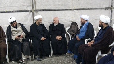 بازدید مدیر کل تبلیغات اسلامی اصفهان از موکب های مسیر زائران کربلا در غرب استان