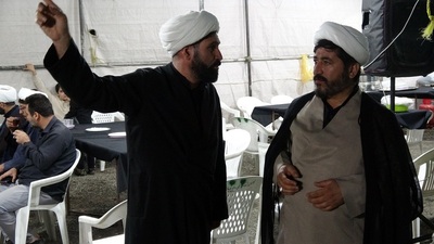 بازدید مدیر کل تبلیغات اسلامی اصفهان از موکب های مسیر زائران کربلا در غرب استان