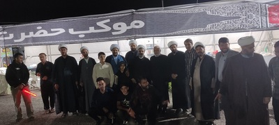 بازدید مدیر کل تبلیغات اسلامی اصفهان از موکب های مسیر زائران کربلا در غرب استان