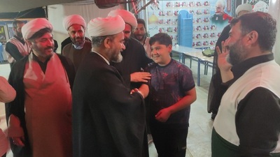 بازدید مدیر کل تبلیغات اسلامی اصفهان از موکب های مسیر زائران کربلا در غرب استان