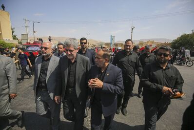 مراسم پیاده روی دلدادگان اربعین حسینی در شیراز