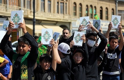اجتماع پرشور عزاداران اربعین حسینی همدان