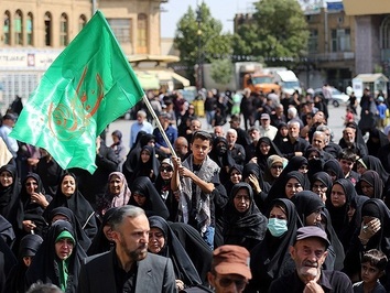 اجتماع پرشور عزاداران اربعین حسینی همدان