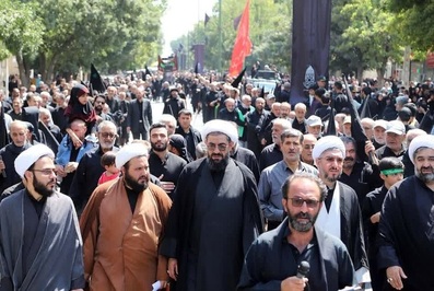 اجتماع پرشور عزاداران اربعین حسینی همدان
