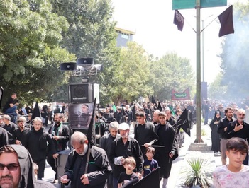 اجتماع پرشور عزاداران اربعین حسینی همدان