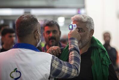 بازگشت زائرین اربعین حسینی از مرز چذابه