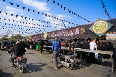 مراسم پیاده روی جاماندگان اربعین در اصفهان برگزار شد