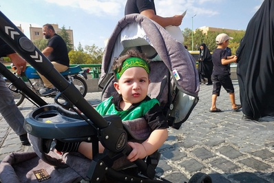 کودکان و نوجوانان در پیاده روی جاماندگان اربعین
