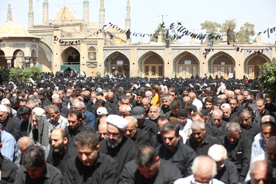 «کاروان پیاده‌روی و مراسم روز اربعین شهر قزوین»
