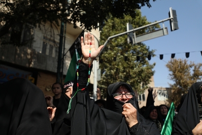 «کاروان پیاده‌روی و مراسم روز اربعین شهر قزوین»