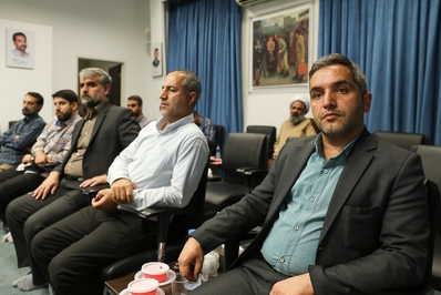 دیدار عوامل مراسم جاماندگان اربعین با امام جمعه قزوین