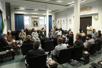 دیدار عوامل مراسم جاماندگان اربعین با امام جمعه قزوین