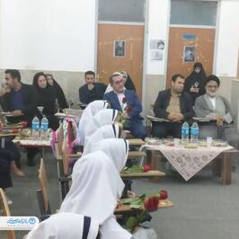 نواخته شدن زنگ مهر در دبستان صدرا بندر امام خمینی