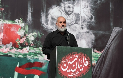 قافله عزاداری امام حسن عسکری (ع) همراه با تشییع شهید گمنام