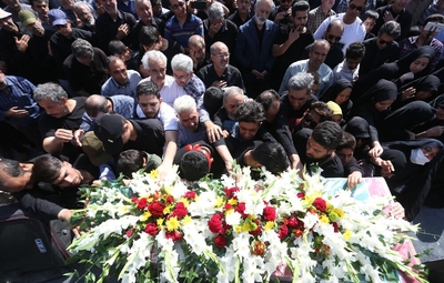 قافله عزاداری امام حسن عسکری (ع) همراه با تشییع شهید گمنام