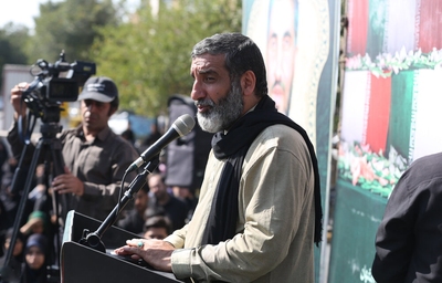 قافله عزاداری امام حسن عسکری (ع) همراه با تشییع شهید گمنام