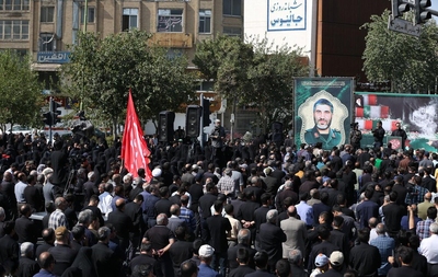قافله عزاداری امام حسن عسکری (ع) همراه با تشییع شهید گمنام