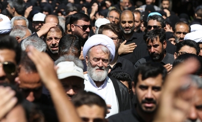 قافله عزاداری امام حسن عسکری (ع) همراه با تشییع شهید گمنام