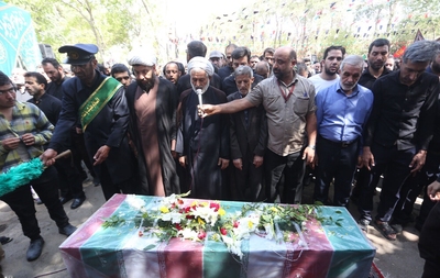 قافله عزاداری امام حسن عسکری (ع) همراه با تشییع شهید گمنام