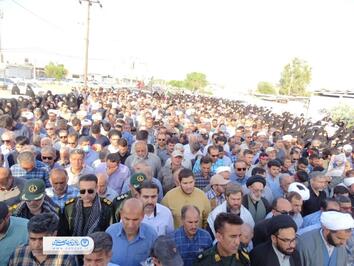 شهید محراب در بهبهان تشییع شد