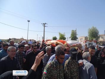 شهید محراب در بهبهان تشییع شد