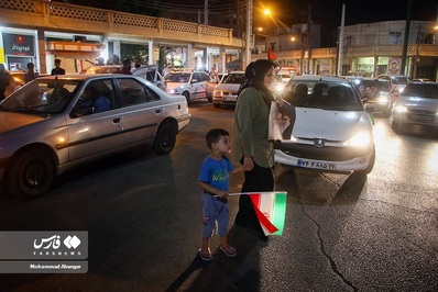 شادی مردم اهواز از پیروزی بزرگ فلسطین