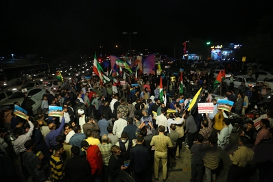 جشن پیروزی جبهه مقاومت در اصفهان