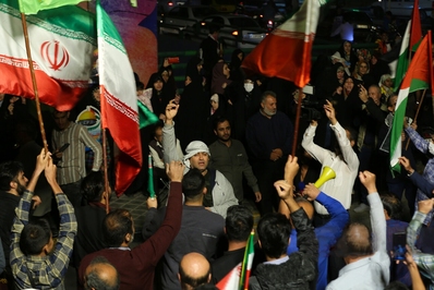 جشن پیروزی جبهه مقاومت در اصفهان