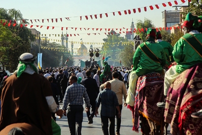 استقبال از کاروان نمادین ورود حضرت معصومه (س)