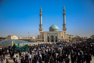 استقبال از کاروان نمادین ورود حضرت معصومه (س)