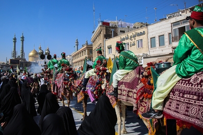 استقبال از کاروان نمادین ورود حضرت معصومه (س)