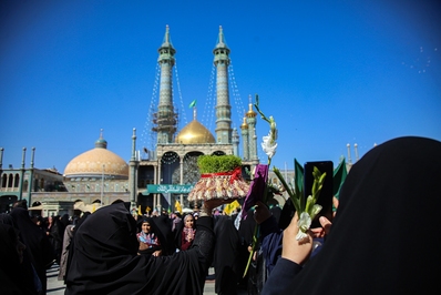 استقبال از کاروان نمادین ورود حضرت معصومه (س)