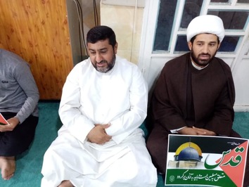 تجمع طلاب و روحانیون در حمایت از ملت مقاوم فلسطین
