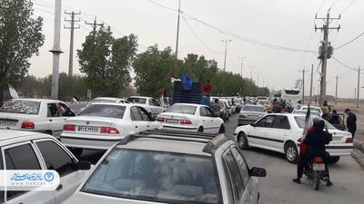 کاروان خودرویی در حمایت از مردم غزه