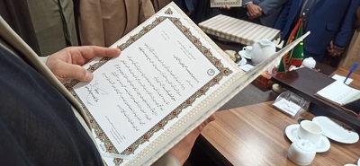 جلسه تکریم و معارفه رؤسای اداره تبلیغات اسلامی شهرستان مبارکه برگزار شد