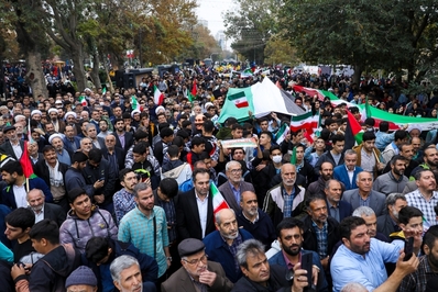 راهپیمایی ضد استکباری ۱۳ آبان در قزوین