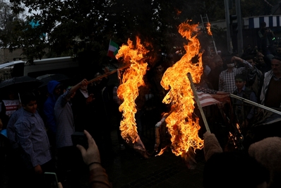 راهپیمایی ضد استکباری ۱۳ آبان در قزوین